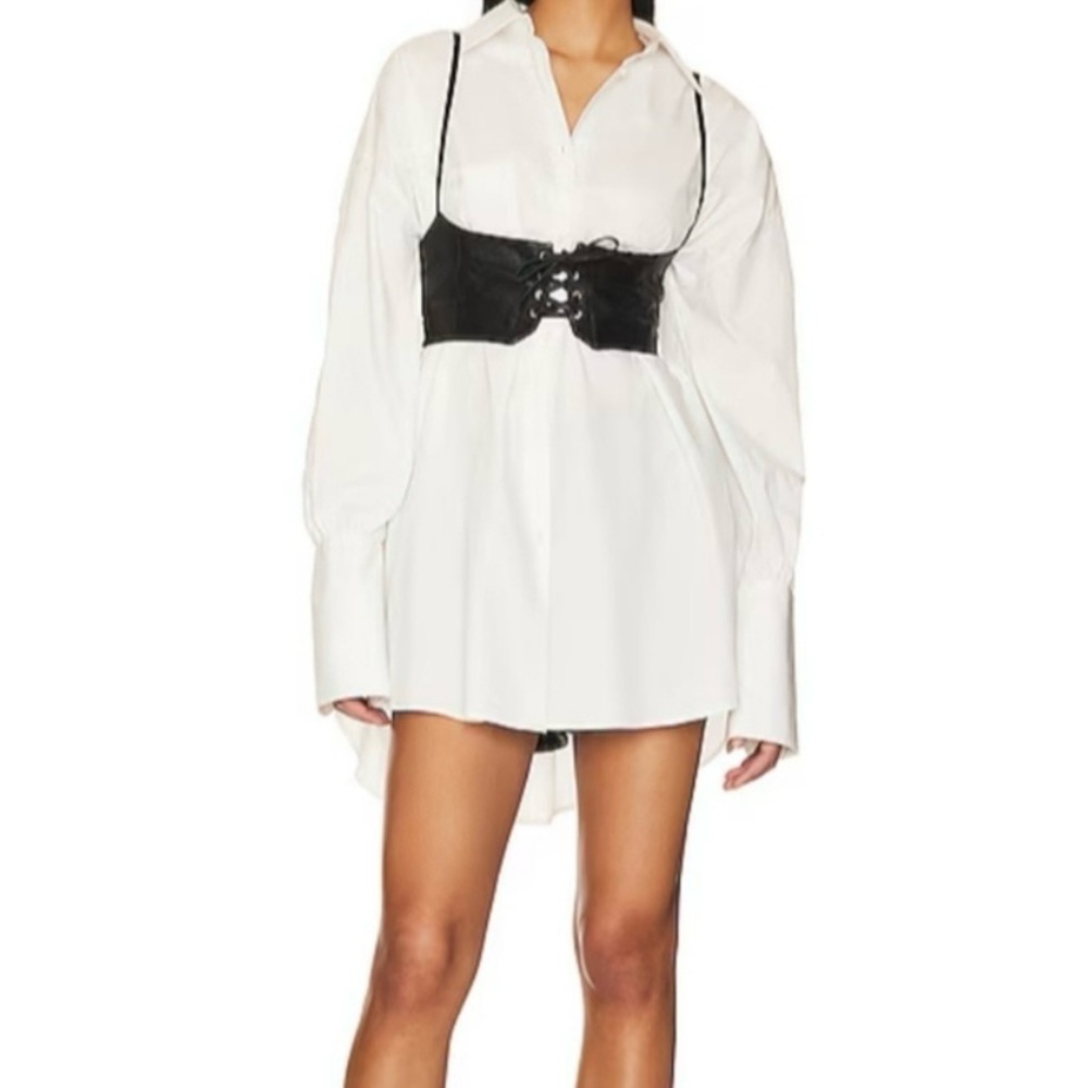 NWOT Free People X REVOLVE Hastings Black
Leather Harness Belt Size Medium-Large